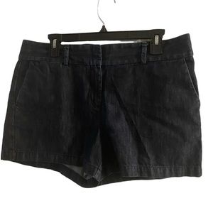 Loft Dark-Wash Denim Shorts